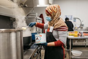 BADUR MOHAMED, REFUGEE AND CHEF FOR WELCOME NEIGHBOR STL'S SUPPER CLUB.