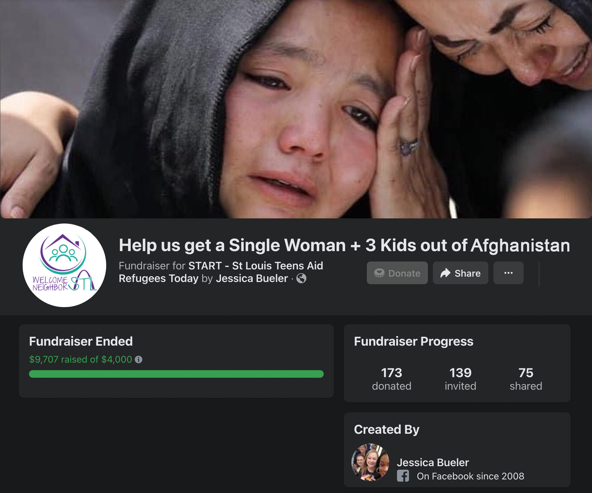 Help us get a Single Woman + 3 Kids out of Kabul - NOW!!!