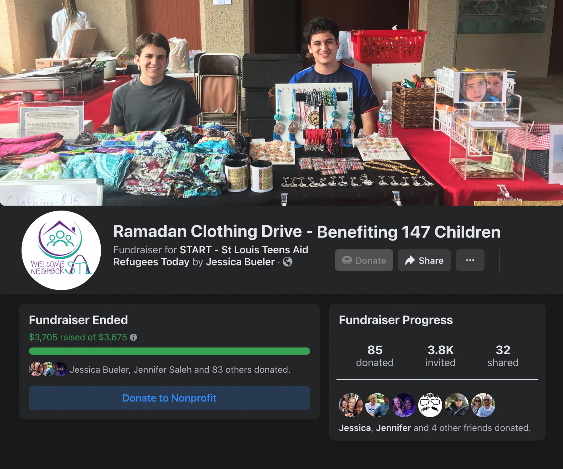 Ramadan Clothing Drive - Benefiting 147 Children