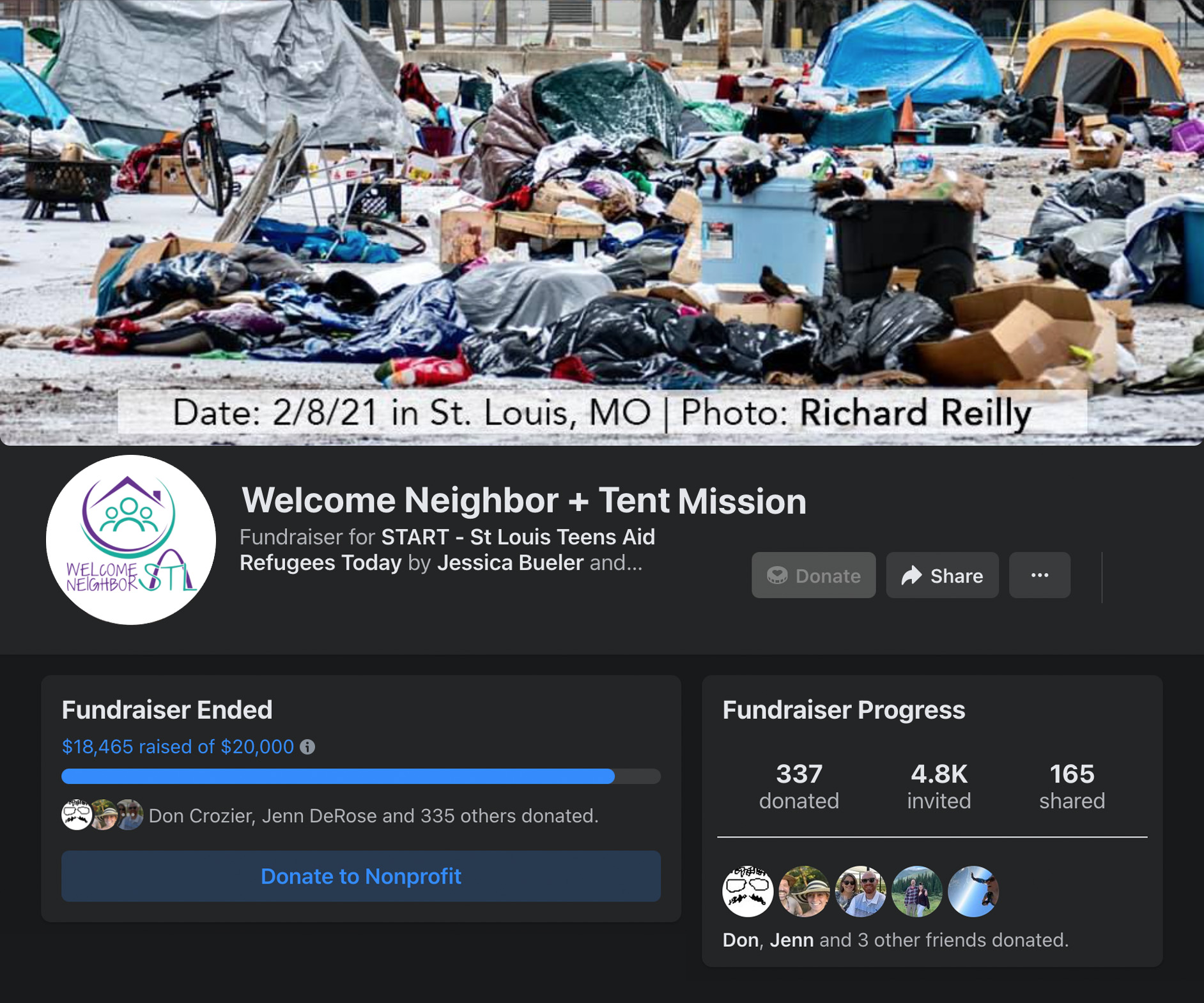 Welcome Neighbor + Tent Mission