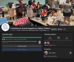 Fundraiser for School Supplies for Afghan Children