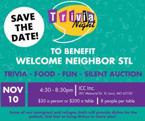 Trivia Night Fundraiser - Welcome Neighbor STL