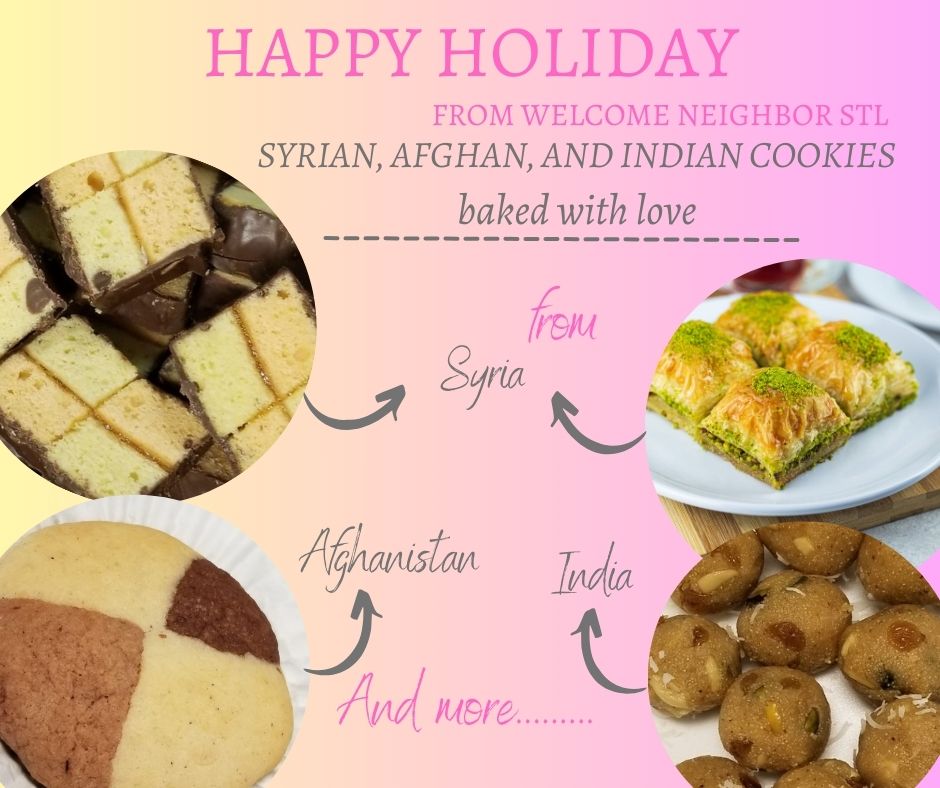 Syrian, Afghan, Indian Holiday Cookie Box