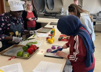 Cooking classes share classic recipes as part of Welcome Neighbor’s supper club program