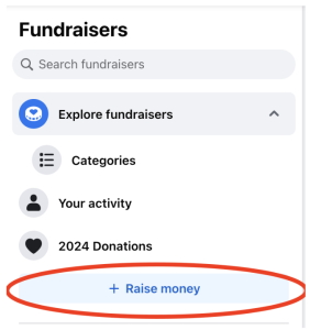 Raise money Facebook